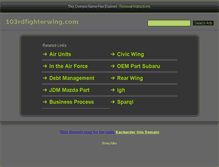 Tablet Screenshot of 103rdfighterwing.com